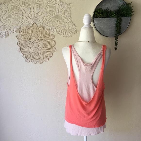 Free People Karmen double layer linen blend tank - Picture 4 of 8